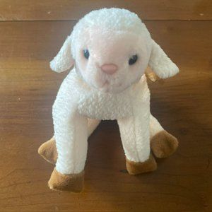 Ty Beanie Baby -  Ewey the Lamb Frowning Style Number #4219